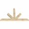Ekena Millwork Saratoga Rough Sawn Timber Gable Bracket, Douglas Fir, 84"W x 53"H x 4"D x 6"F, 15/12 Pitch GBW084X53X0406SAR00RDF - alternate 4